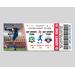 Editable Soccer Sports Game Event Ticket Template