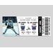 Editable Hockey Sports Event Game Stub Ticket Template
