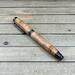burl wood capped rollerball pen