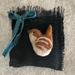 Pin is attached to Burlap and Lavender pad.  So shabby chic!!