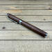 stainless steel nib fountain pen made with walnut wood