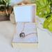 Leopard Glass Copper Fidget Necklace in packaging