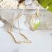 Phlox & Fern Gold-colored Sterling Silver Wire Wrapped Necklace