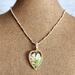 Phlox & Fern Gold-colored Sterling Silver Wire Wrapped Necklace on Bust
