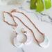 Polymer Clay Moon Copper Jewelry Set