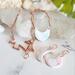 Polymer Clay Moon Copper Jewelry Set