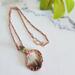 Mother of Pearl and Turquoise Copper Wire Wrapped Tree Necklace