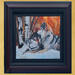 Two wolves Sharing a tender moment Painting 