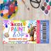 DIY Kids Paint and Sip Bundle | Ticket and Flyer Template