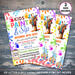 DIY Kids Paint and Sip Bundle | Ticket and Flyer Template