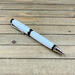 bright white resin cigar pen in chrome
