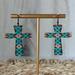 Southwest Aztec Cross Earrings