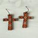Southwest Aztec Cross Earrings