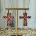 Southwest Aztec Cross Earrings