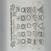 8x8 wall art for laundry room showing most commonly used care symbols for laundering your favorite items.