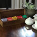 Tea caddy holds up to 50 tea bags for tea lover.