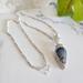 Dendric Opal Sterling Silver Wire Wrapped Necklace