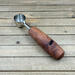 rustic mesquite wood handled coffee scoop