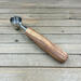 Spalted ambrosia maple wood and chrome single cup coffee scoop 