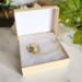 Moss Diamond Gold Colored Sterling Silver Bracelet in Packaging