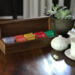 Tea caddy holds up to 50 tea bags for tea lover.