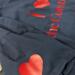 Front of the navy tee-shirt says "I heart the constitution."  in red letters and displays the red heart on the right sleeve.