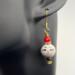 Round Bead Shape Face Drop Earrings Beautiful Eclectic Designs With Gold Tone Nickel Free Ear Wires Jewelry Accessories Whimsical Earrings