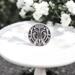 Lotus flower silver focal link