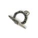 Silver toggle clasp handmade for jewelry artists and designers