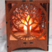 Mahogany Tree of Life lamp