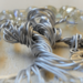 zoom shot if wire tree trunk