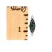 Victorian-looking silver component with malachite stone