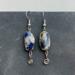 Lapis Lazuli Spiral Earrings