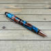 Copper penny and turquoise cigar style pen