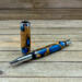 Capped rollerball pen made with cactus skeleton 
