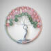 front view of tree of life wall decor