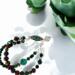 example beaded bracelet with Victorian silver focal  