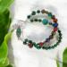 example beaded bracelet with Victorian silver focal  