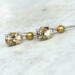 Citrine and gold cultured pearl earrings in sterling silver by MariesGems.