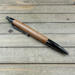 Bradford Pear wood and gunmetal click style pen