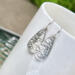 Hammered sterling silver teardrop dangle earrings by MariesGems.