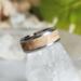 Sandstone Polymer Clay Glow in the Dark Stainless Steel Ring