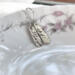Petite, hammered sterling silver bar earrings by MariesGems.