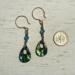 Got the shot! Abalone shell earrings revealing a bit of yellow and pink