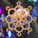 Alt Text: Handmade Wooden Victorian Style Fretwork Snowflake Shaped Christmas Tree Ornament