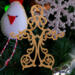 Handmade Wooden Victorian Style Fretwork Christmas Tree Ornament Handmade In the USA