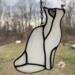 Cat with Crystal Butterfly shown in- White