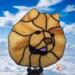Chow Chow Stained Glass Suncatcher-dark cream