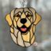 Stained Glass Suncatcher in Cream