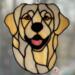 Stained Glass Suncatcher in Cream